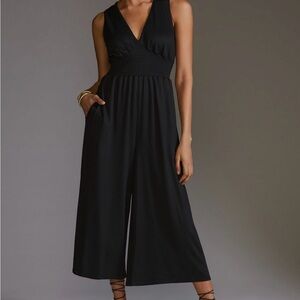 Hutch Wide Leg Knit Jumpsuit Anthropologie Size L